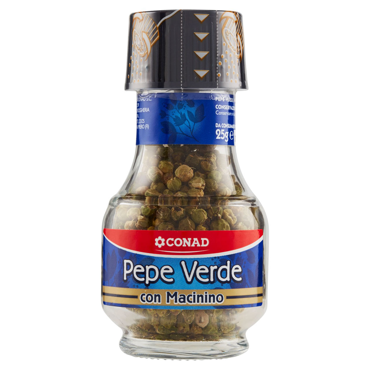 Pepe Verde con Macinino 25 g Conad