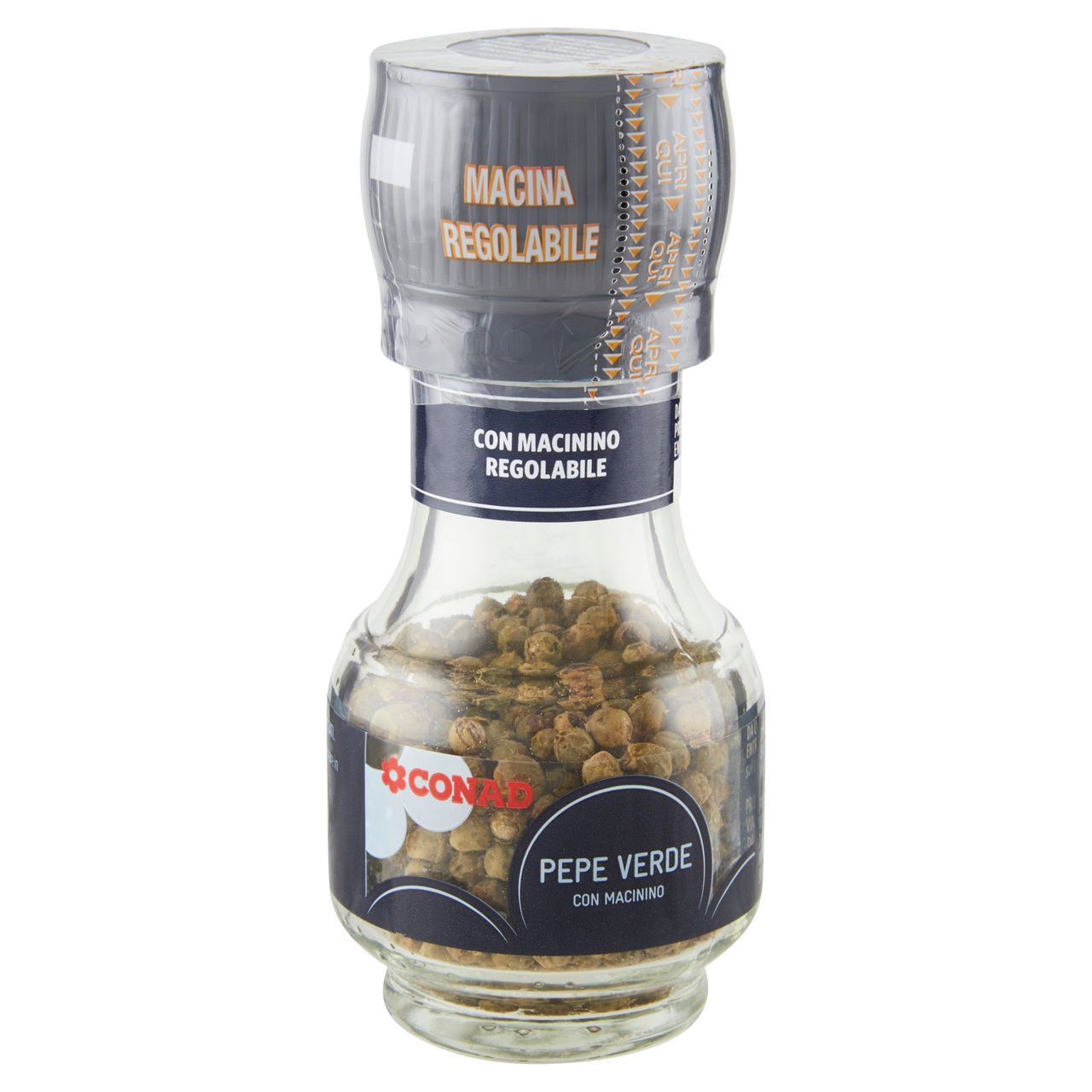 Pepe Verde con Macinino 25 g Conad