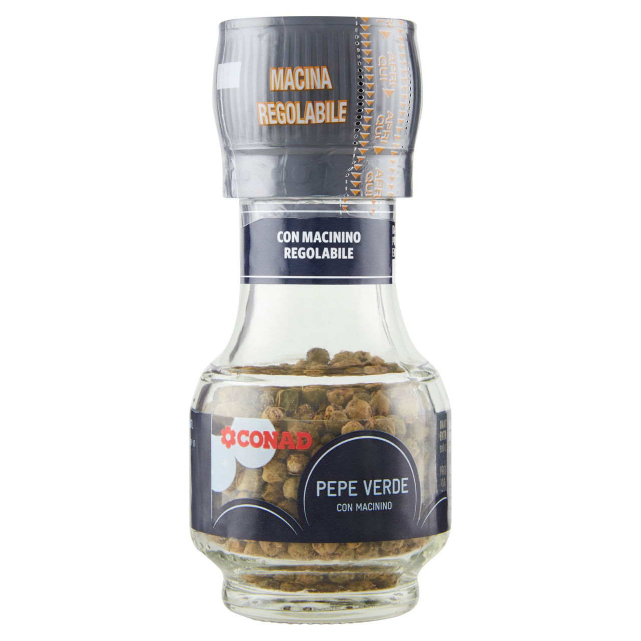 Pepe Verde con Macinino 25 g Conad