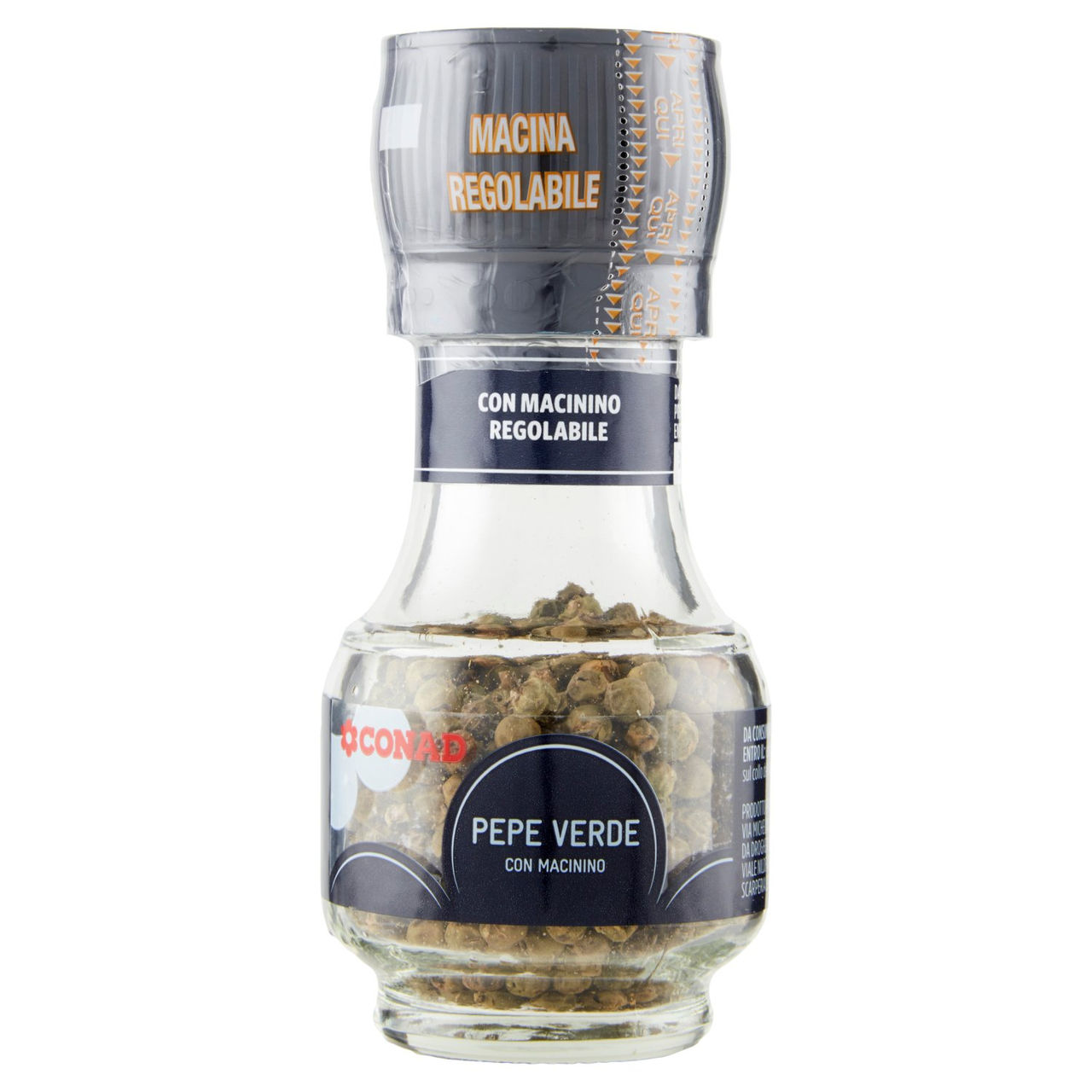 Pepe Verde con Macinino 25 g Conad