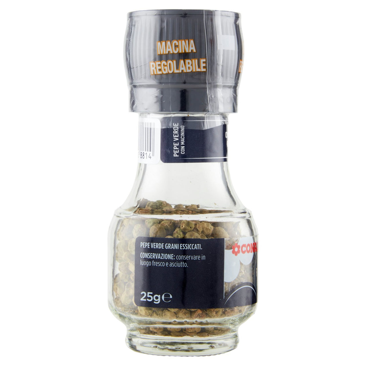 Pepe Verde con Macinino 25 g Conad