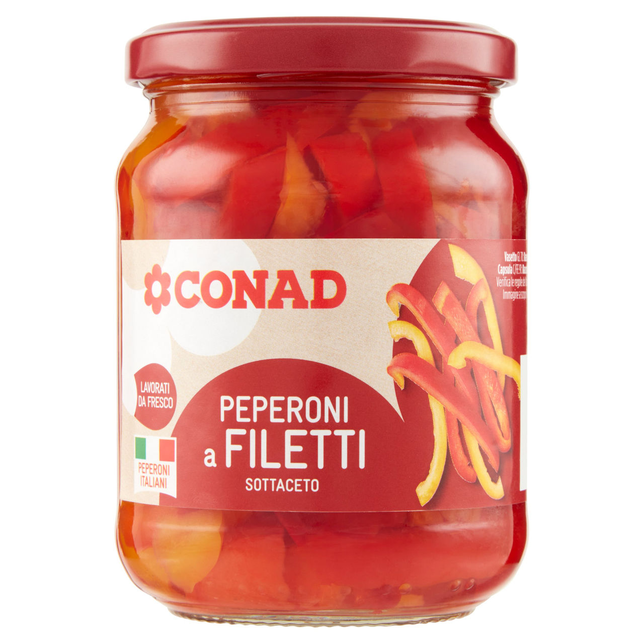 Peperoni a Filetti Sottaceto 300 g Conad