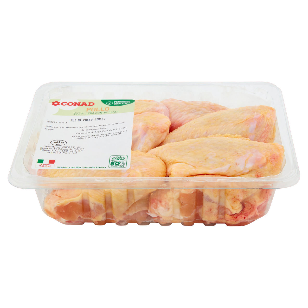 CONAD Percorso Qualità Ali di Pollo Giallo 0,550 kg