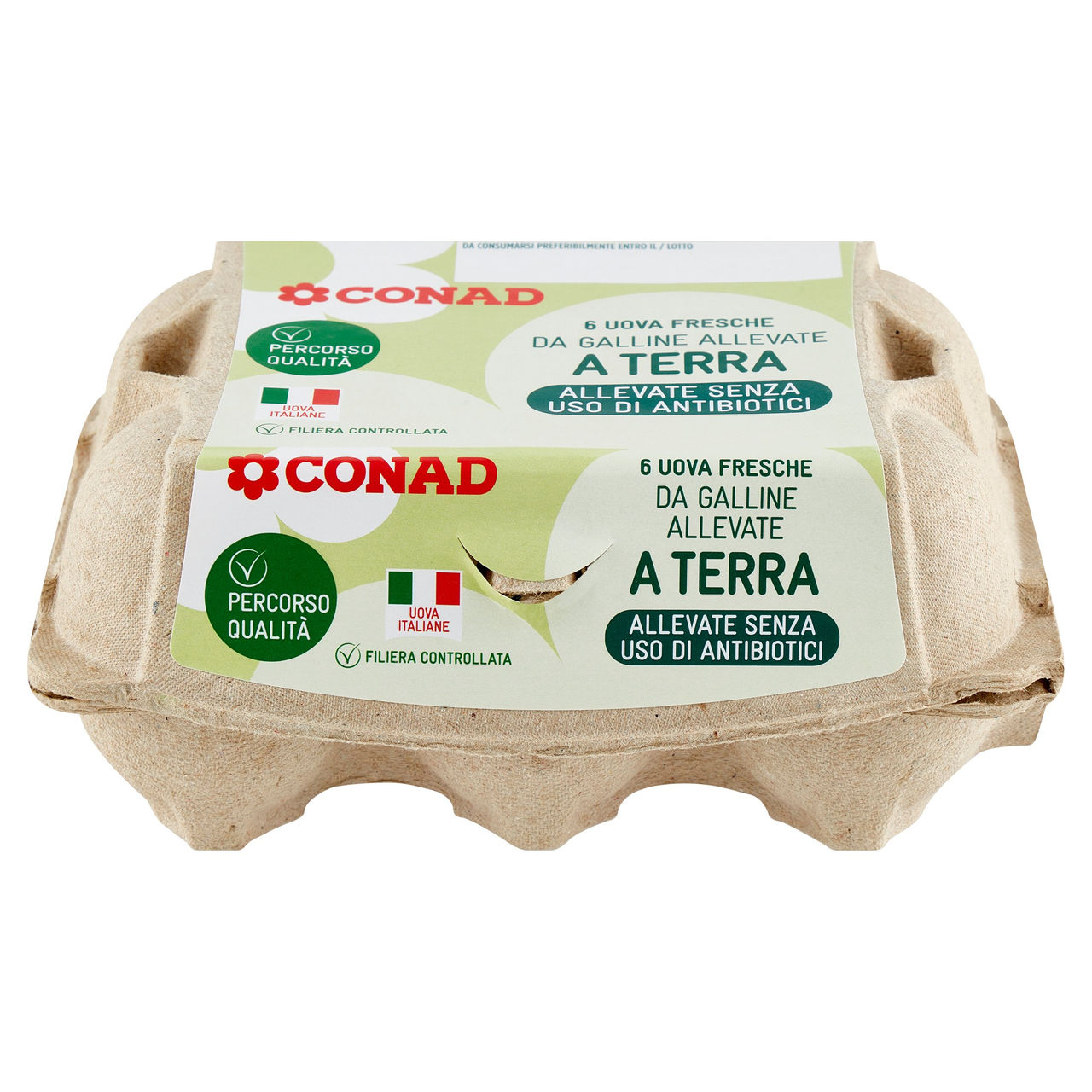 6 Uova Fresche Allevate a Terra Conad online