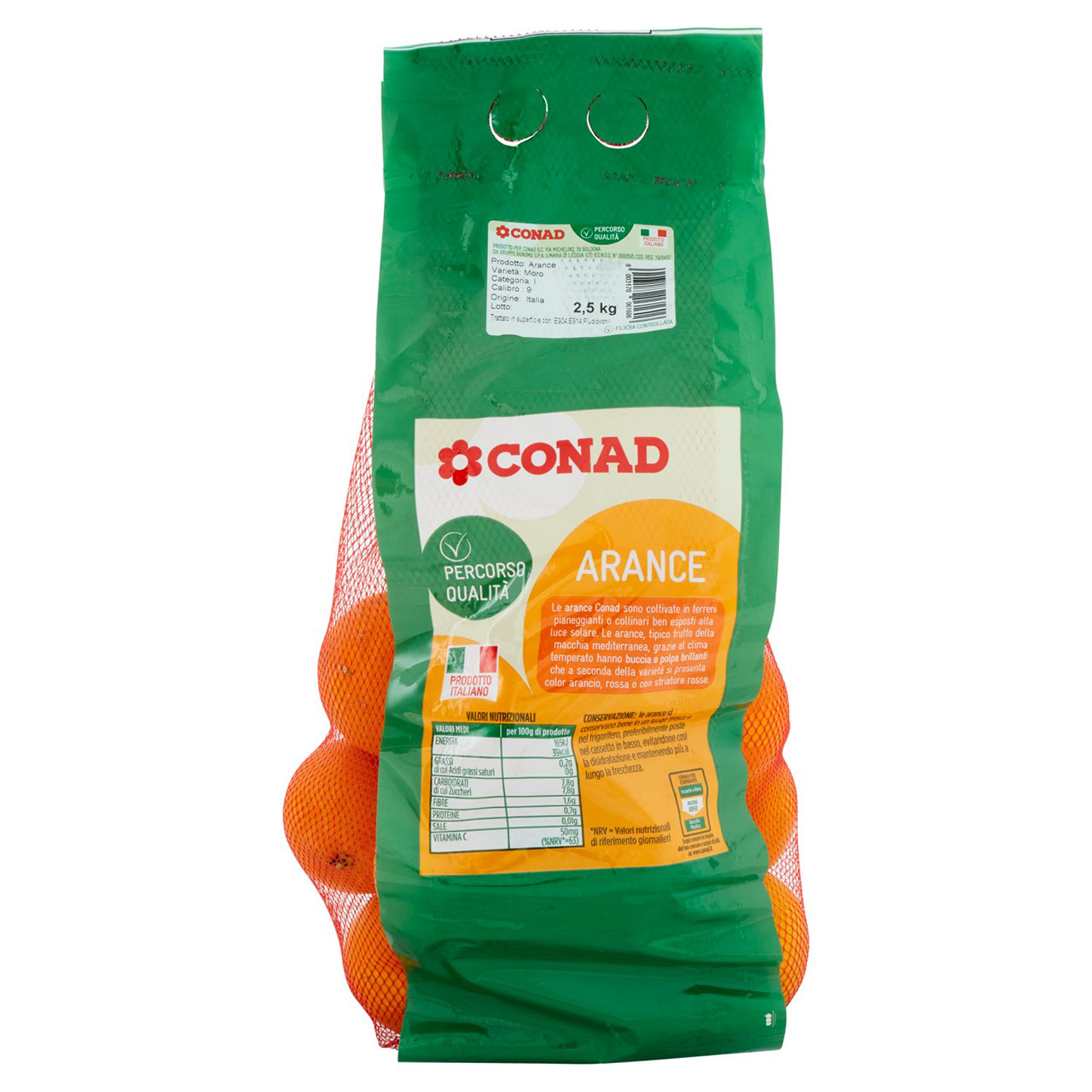 CONAD Percorso Qualità Arance Moro Italia cal. 9 2,5 kg