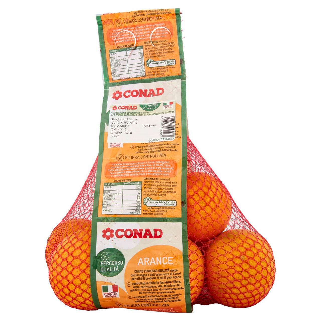 CONAD Percorso Qualità Arance Navelina Italia Cal. 6 1,5 kg