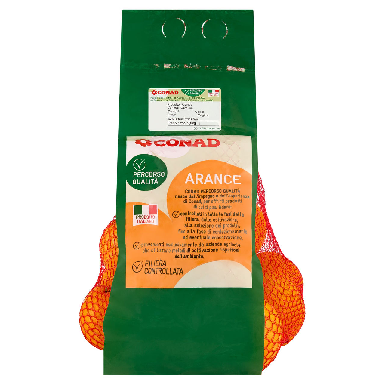 CONAD Percorso Qualità Arance Navelina Italia Cal. 8 2,5 kg