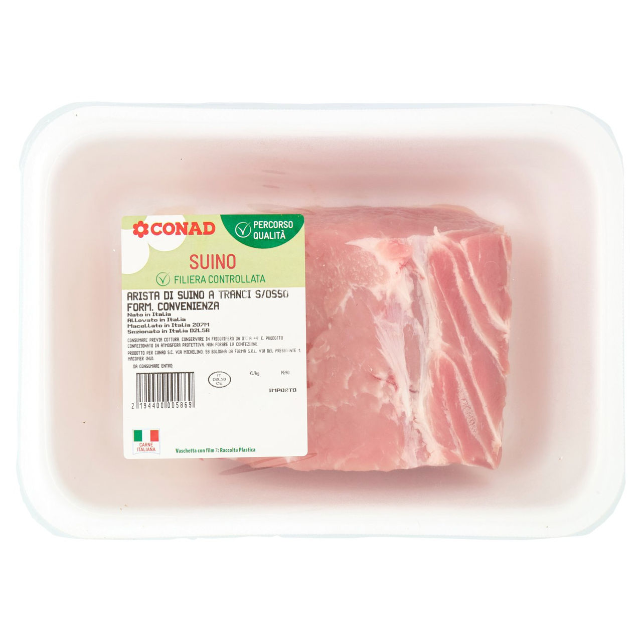 CONAD Percorso Qualità Arista di Suino a Tranci S/Osso From. Convenienza