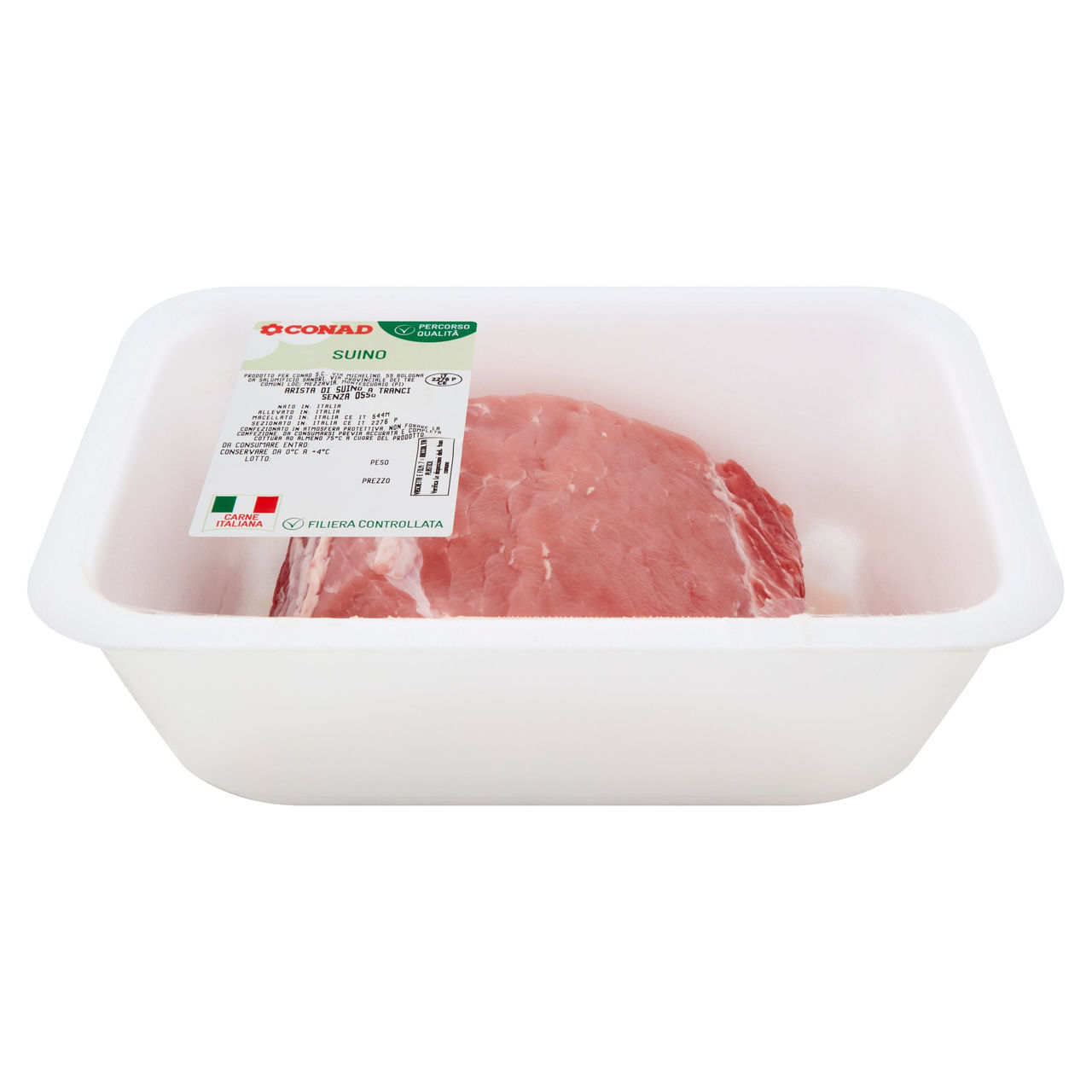 CONAD Percorso Qualità Arista di Suino a Tranci Senza Osso