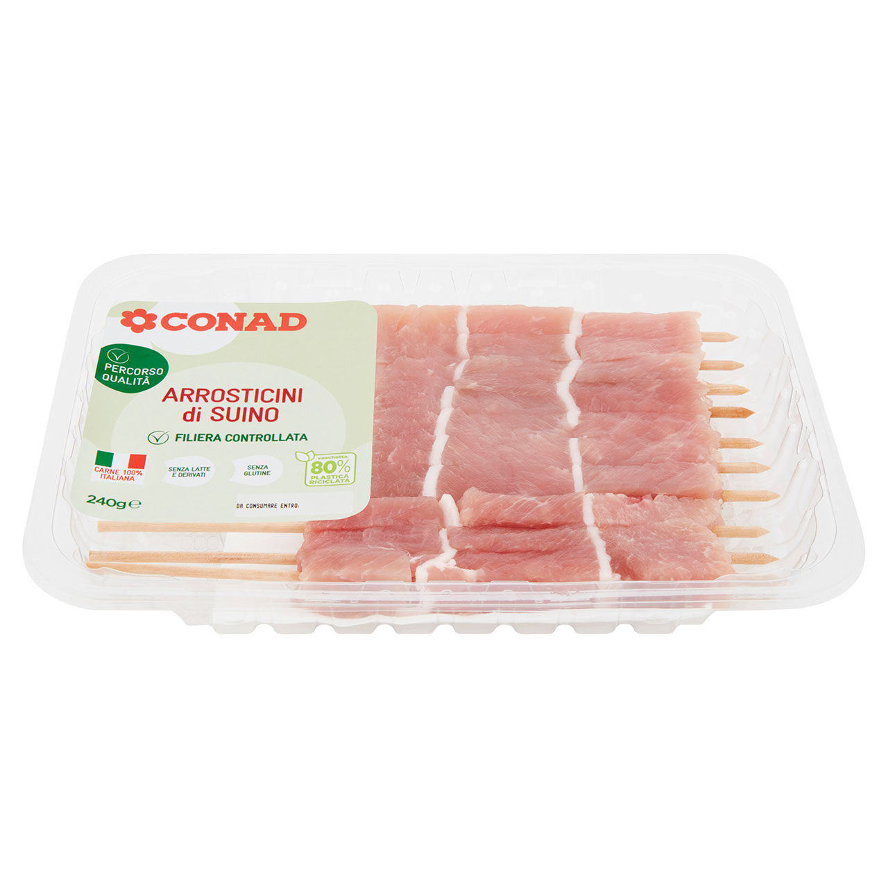 Arrosticini di Suino 240 g Percorso Qualità Conad