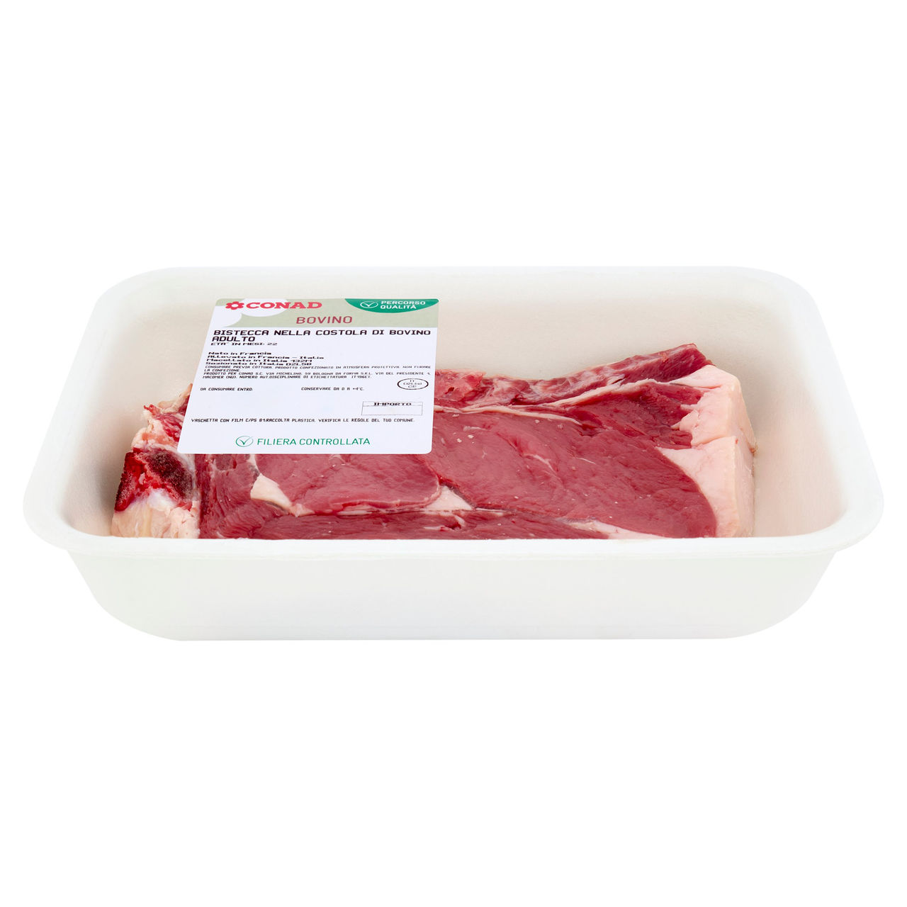 CONAD Percorso Qualità Bistecca nella Costola di Bovino Adulto