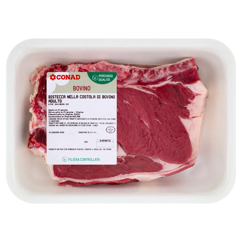 CONAD Percorso Qualità Bistecca nella Costola di Bovino Adulto
