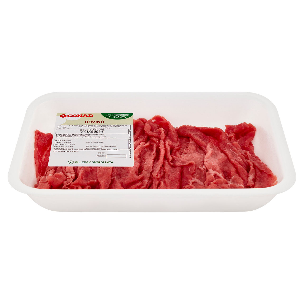 CONAD Percorso Qualità Bovino Adulto Straccetti