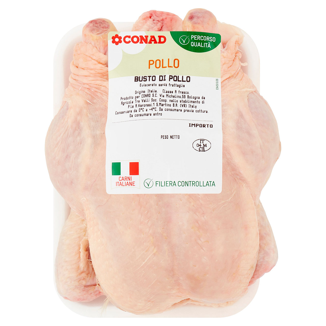 CONAD Percorso Qualità Busto di Pollo Eviscerato senza frattaglie
