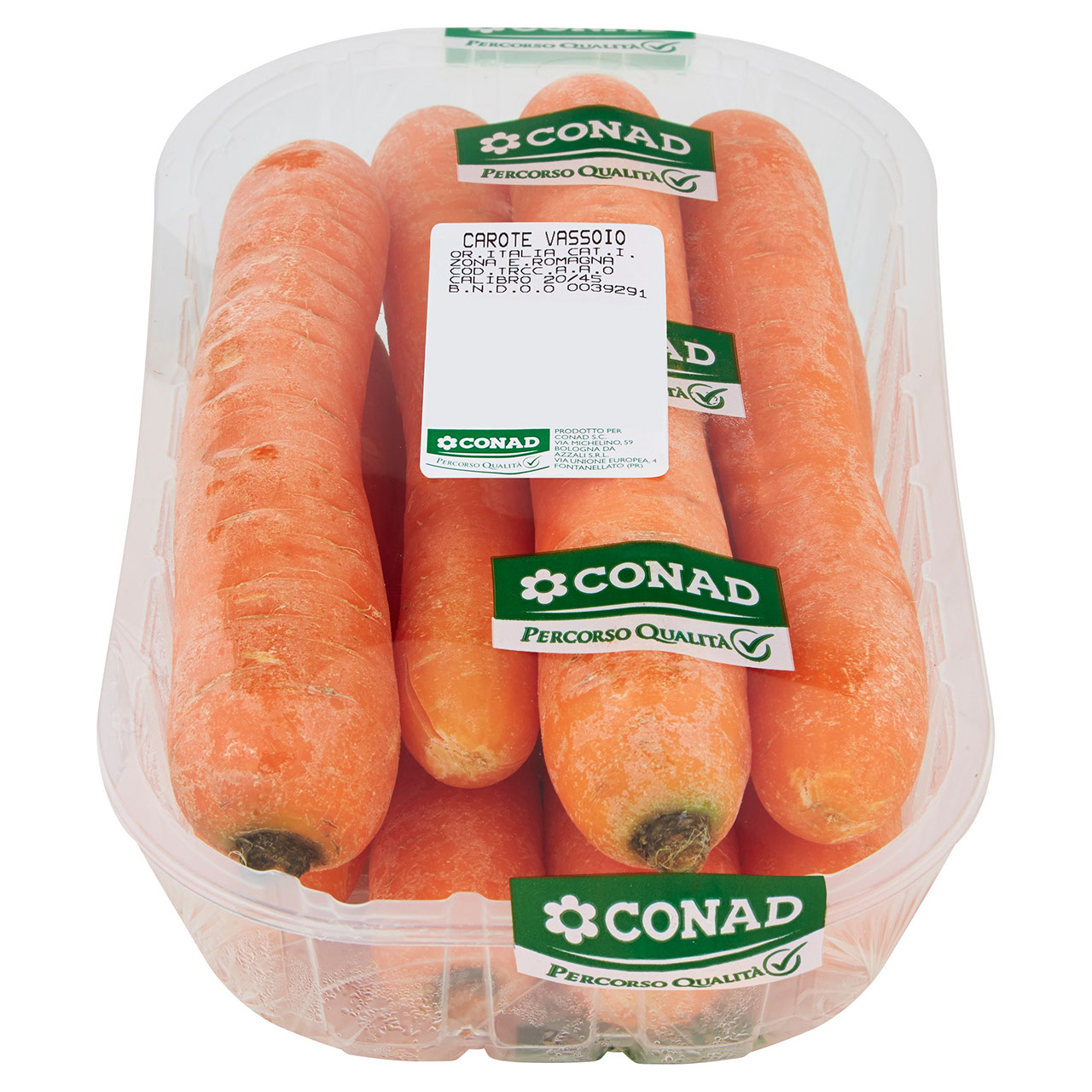 Carote Italia cal. 20/45 0,750 kg Conad