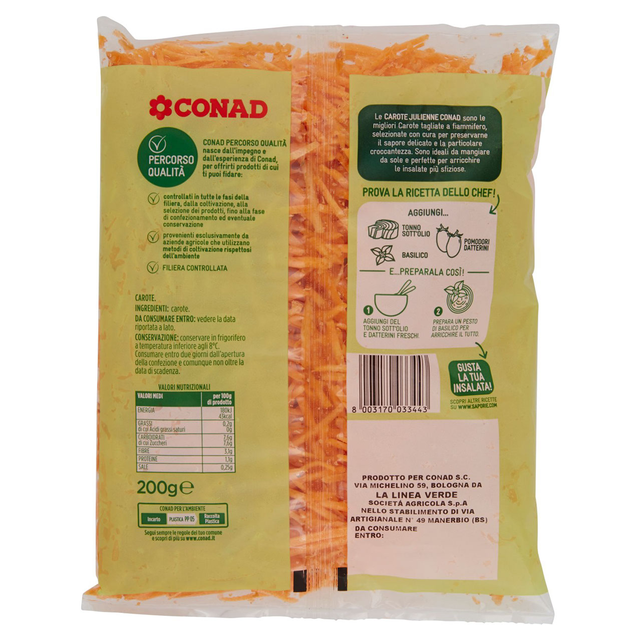 Carote Julienne Conad in vendita online