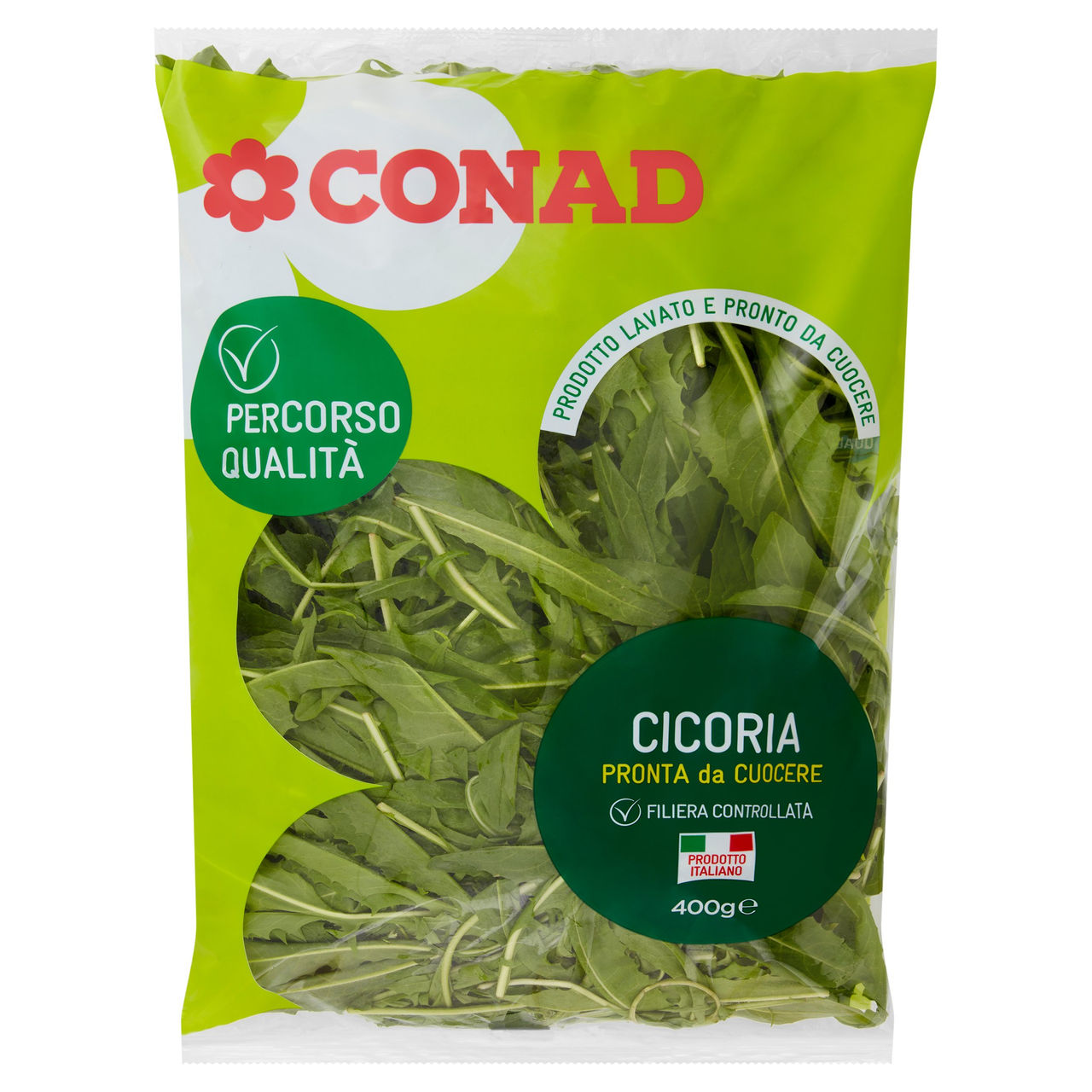 CONAD Percorso Qualità Cicoria Pronta da Cuocere 400 g