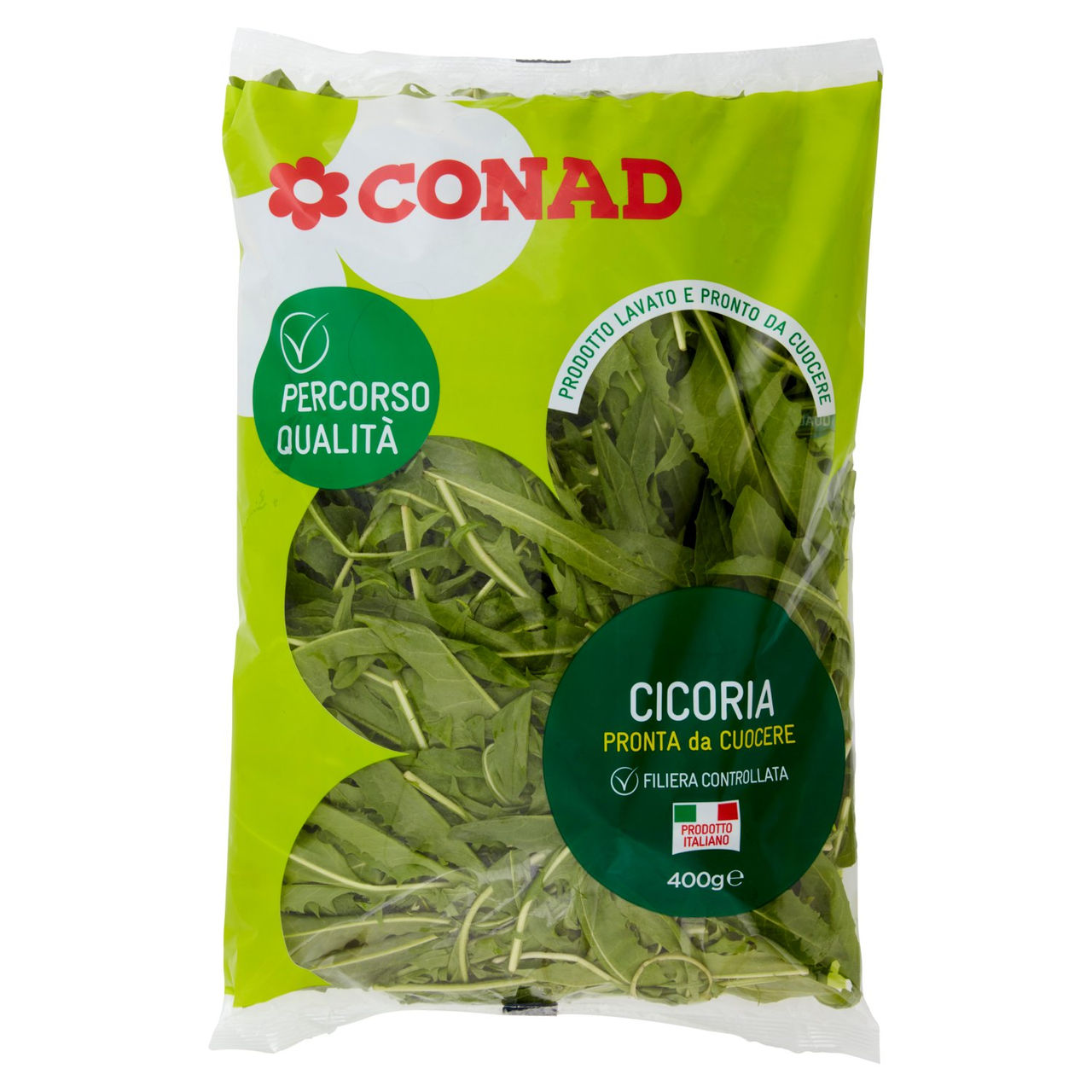 CONAD Percorso Qualità Cicoria Pronta da Cuocere 400 g