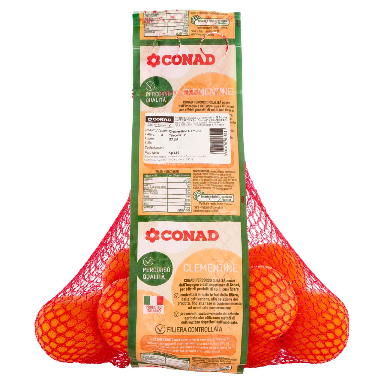 CONAD Percorso Qualità Clementine Italia cal. 3 1,5 kg