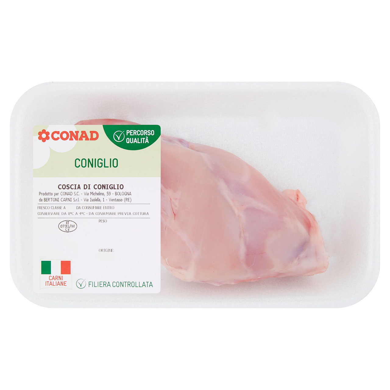 CONAD Percorso Qualità Coscia di Coniglio 0,230 kg