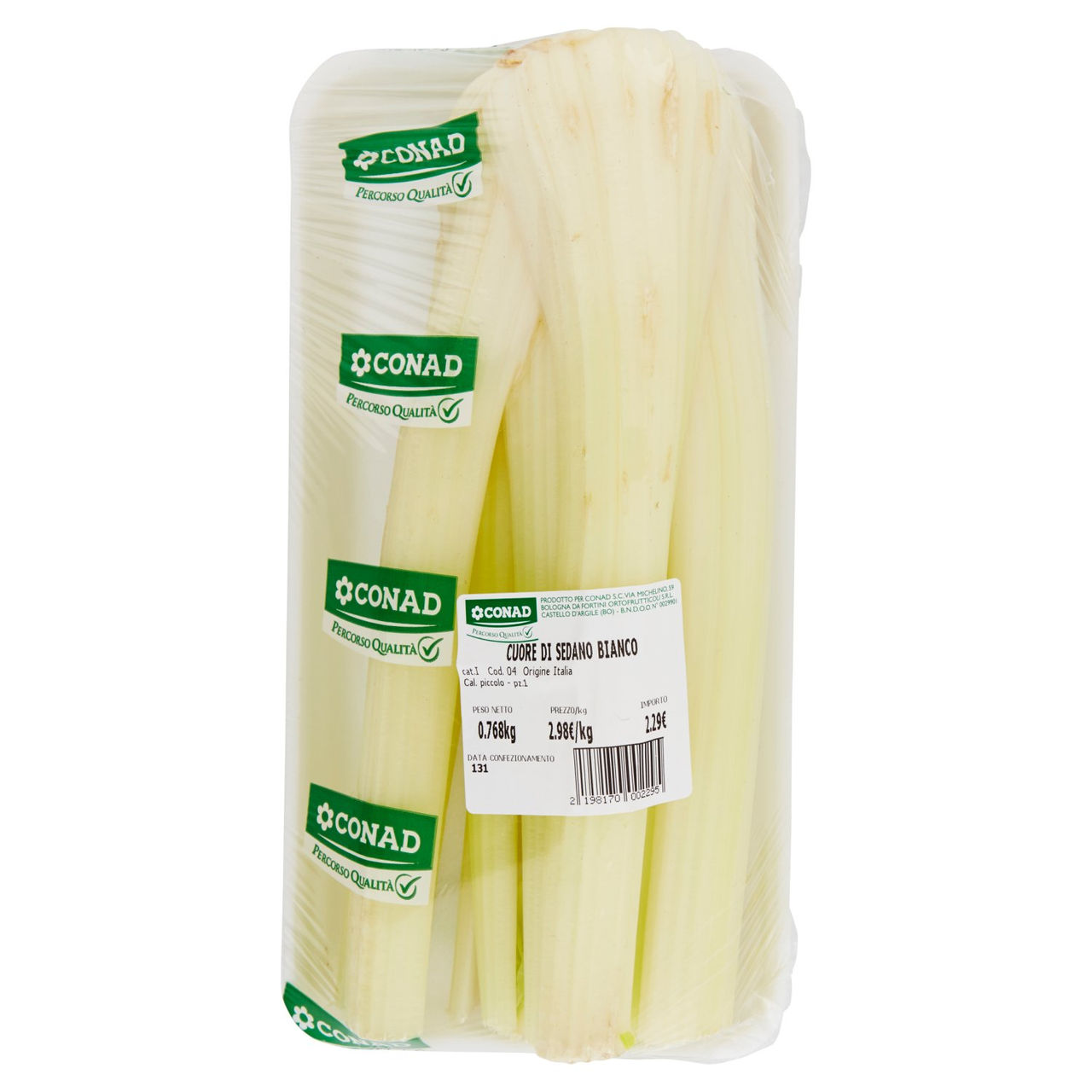 CONAD PERCORSO QUALITÀ Cuore di Sedano Bianco Italia cal. piccolo