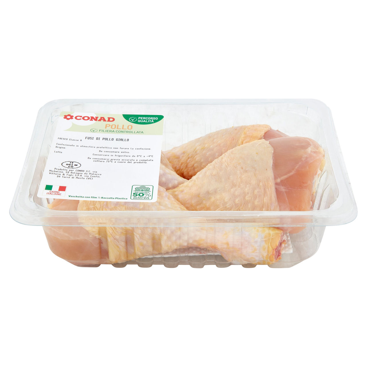 CONAD Percorso Qualità Fusi di Pollo Giallo 0,450 kg