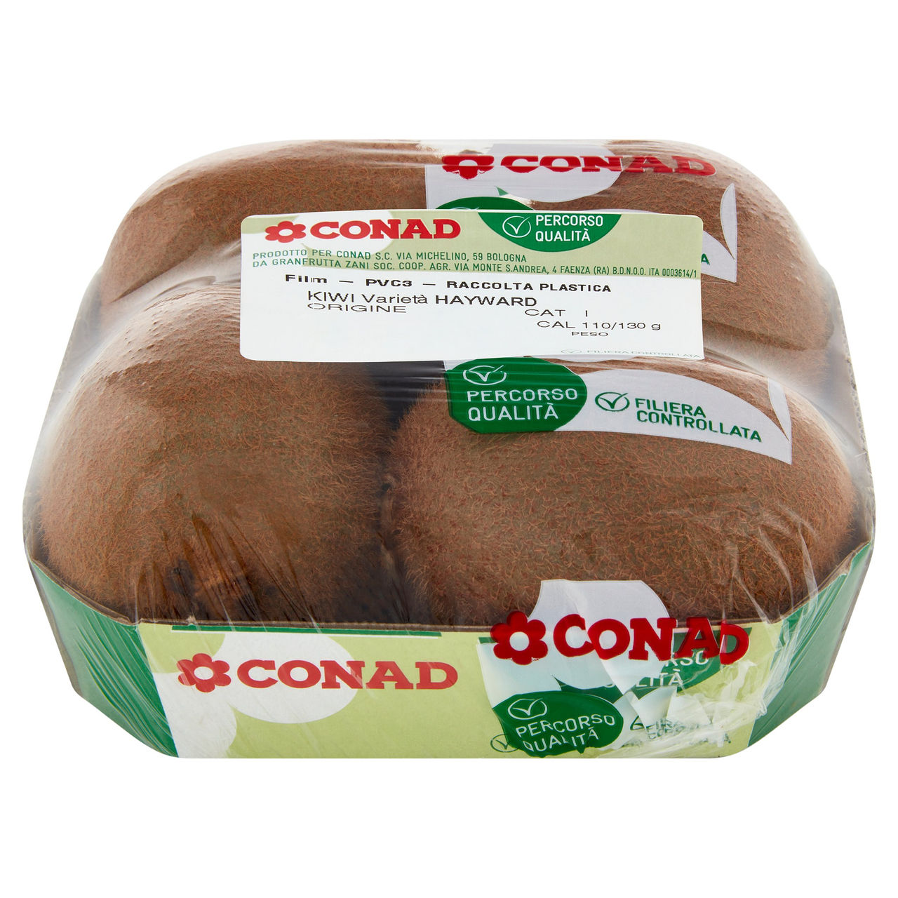 CONAD Percorso Qualità Kiwi Hayward Cile Cal 110/130g 450 g