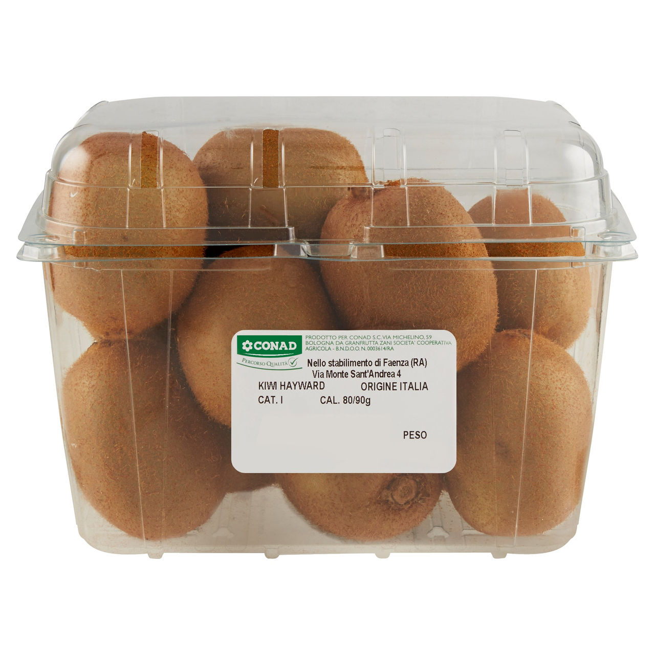 CONAD Percorso Qualità Kiwi Hayward Italia cal. 80/90 1000 g