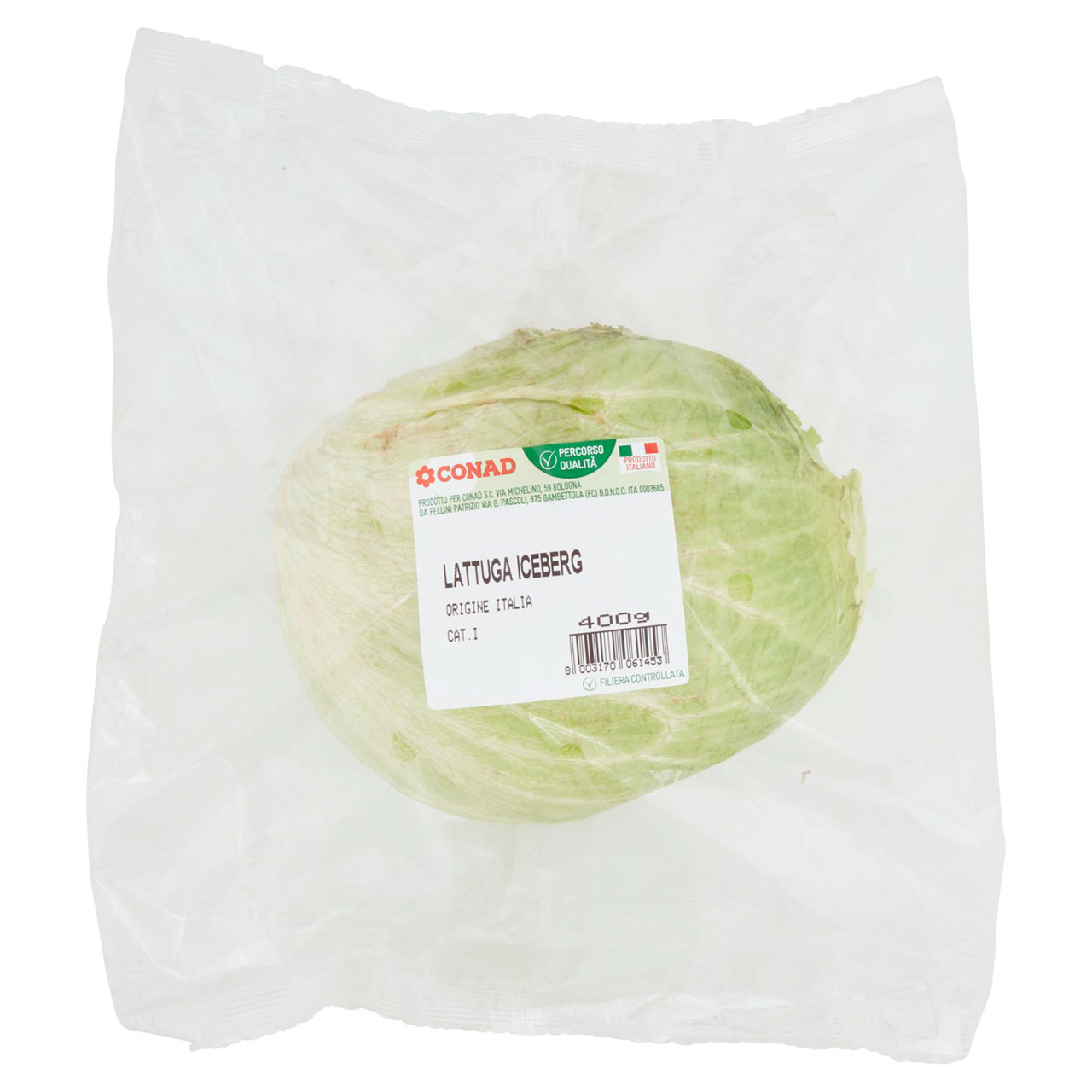 Lattuga Iceberg Italia 400g Conad