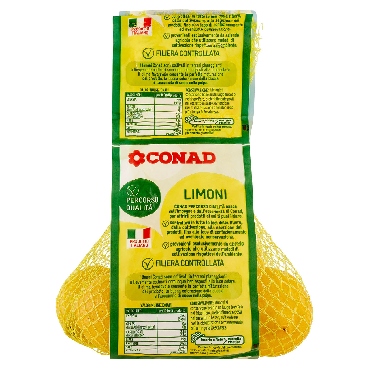 Limoni Femminello 0,500 kg Conad in vendita online