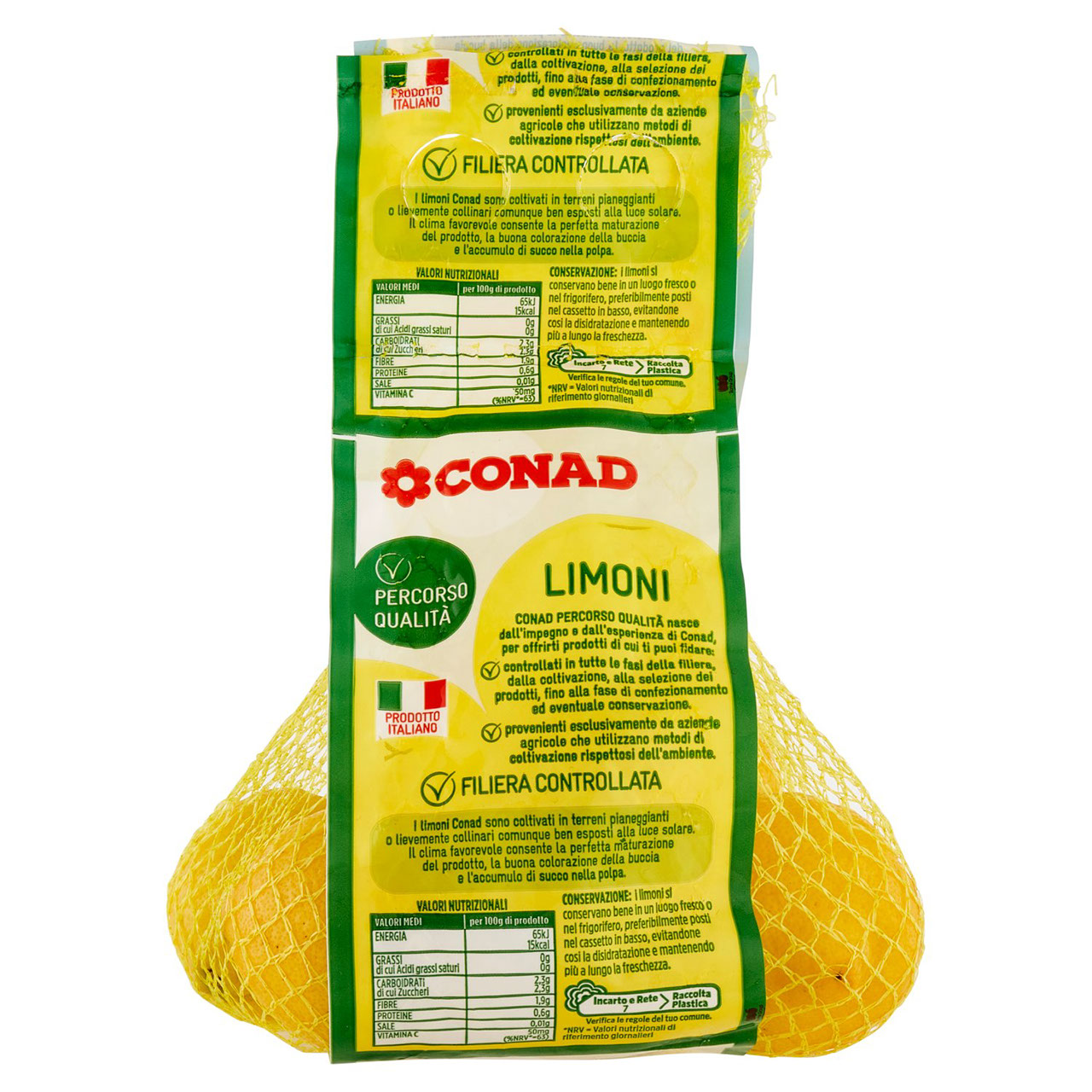 Limoni Femminello 0,500 kg Conad in vendita online