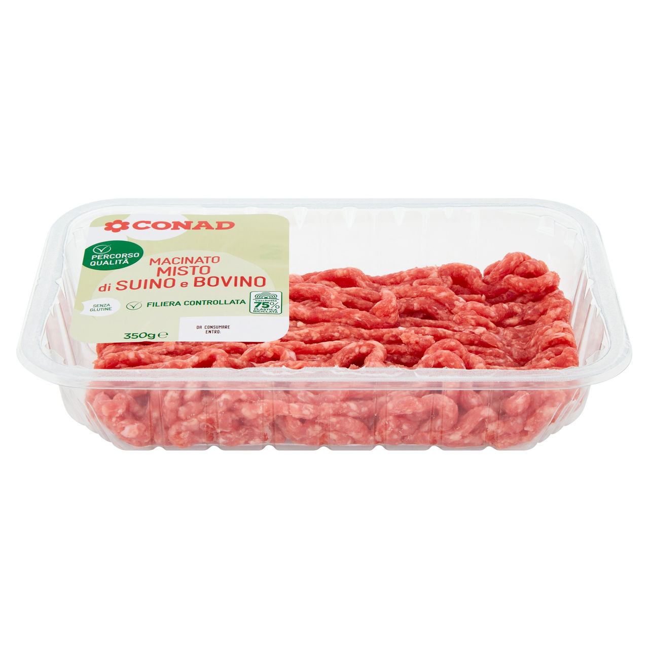 CONAD Percorso Qualità Macinato Misto di Suino e Bovino 350 g