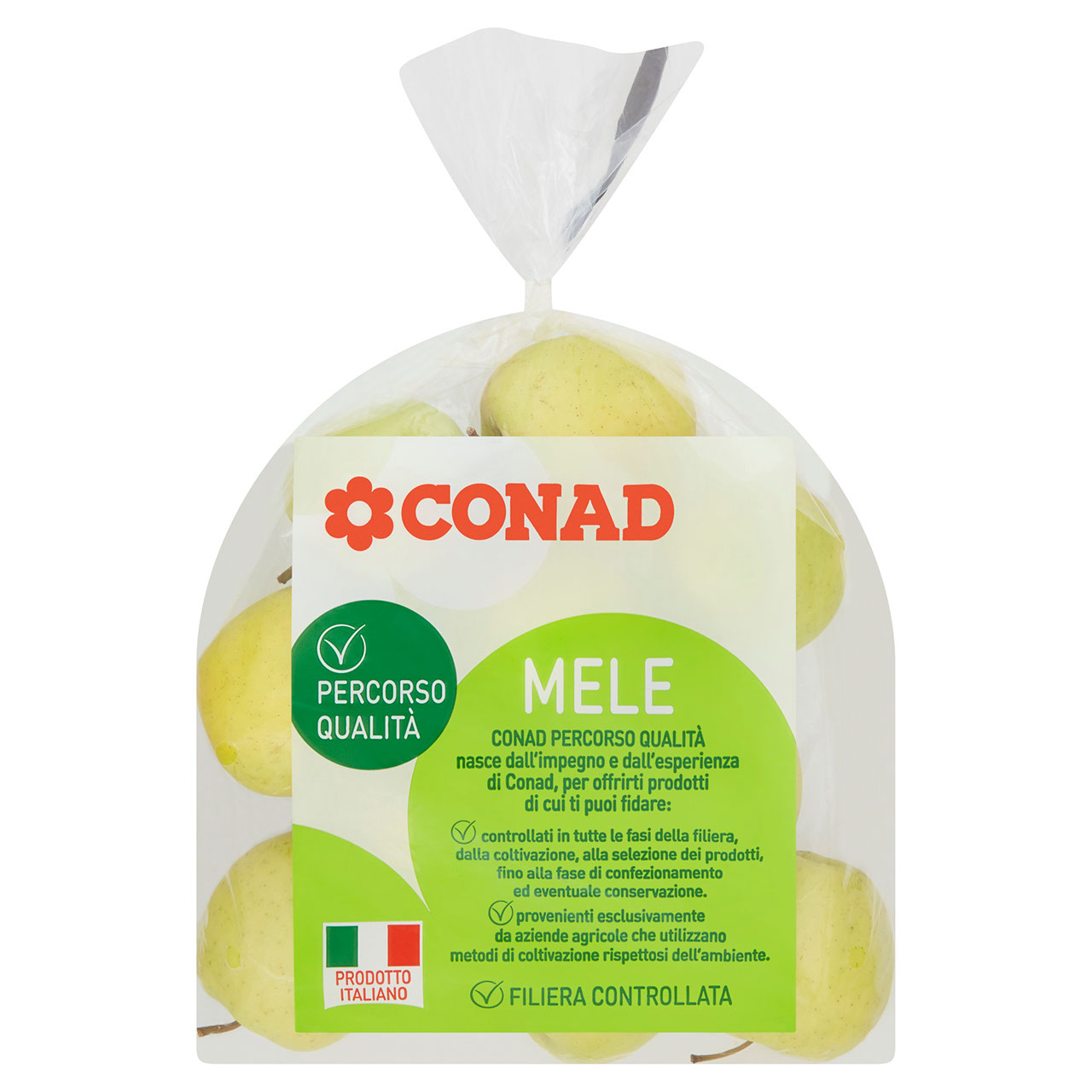 CONAD Percorso Qualità Mele Golden Delicious Italia cal. 70/75 1500 g