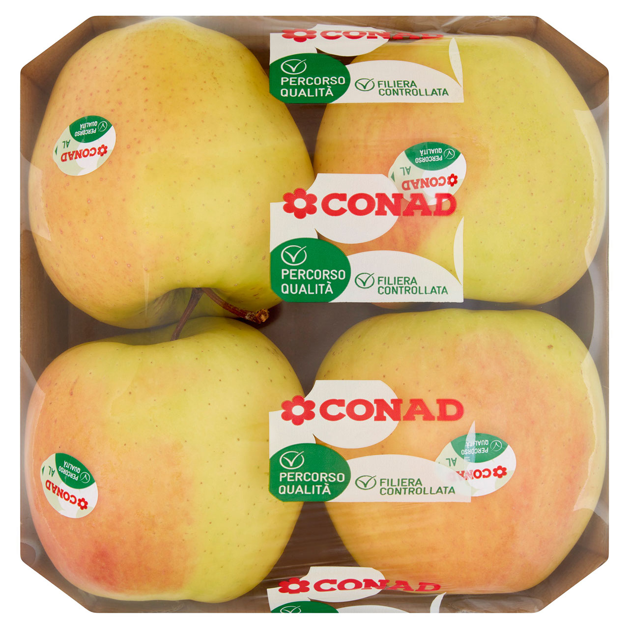 CONAD Percorso Qualità Mele Golden Delicious Italia cal. 80-85 mm 0,900 kg