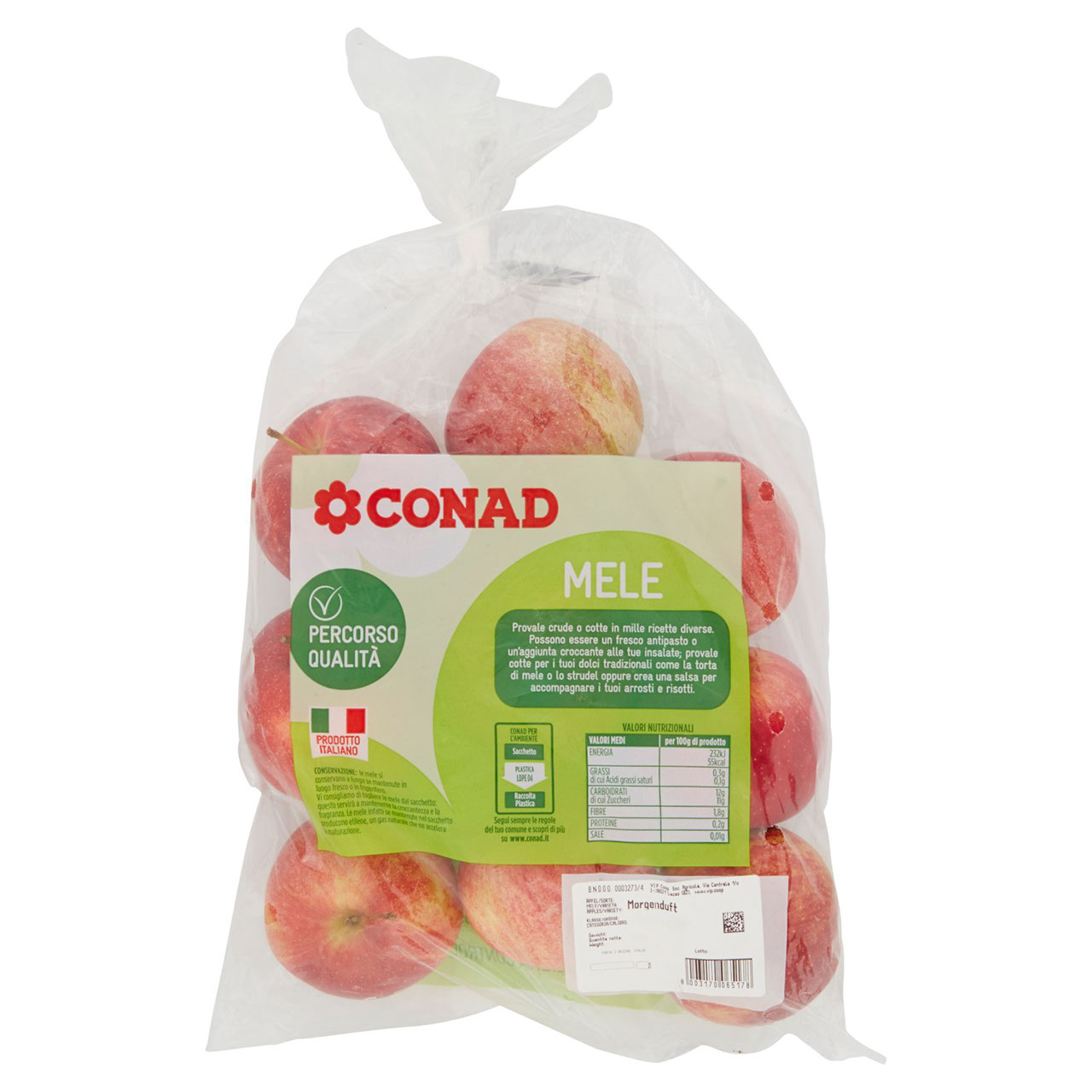 CONAD Percorso Qualità Mele Morgenduft Italia cal. 75/80 1,50 kg