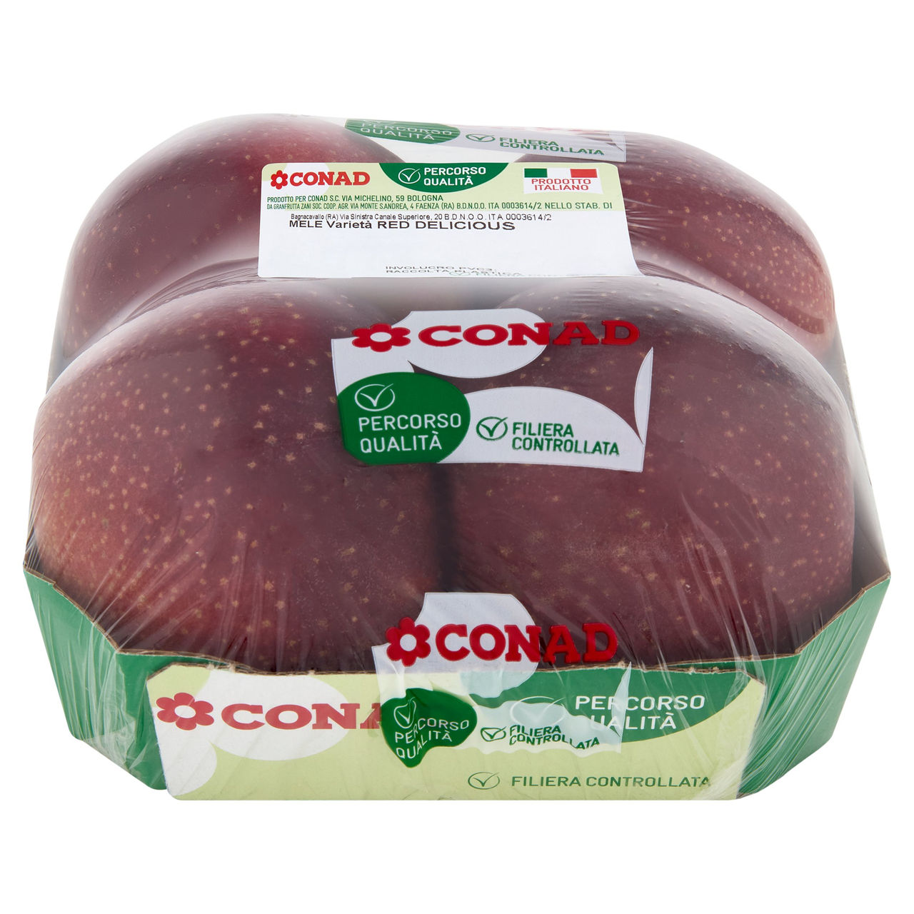 CONAD Percorso Qualità Mele Red Delicious Italia Cal. 75/80 750 g