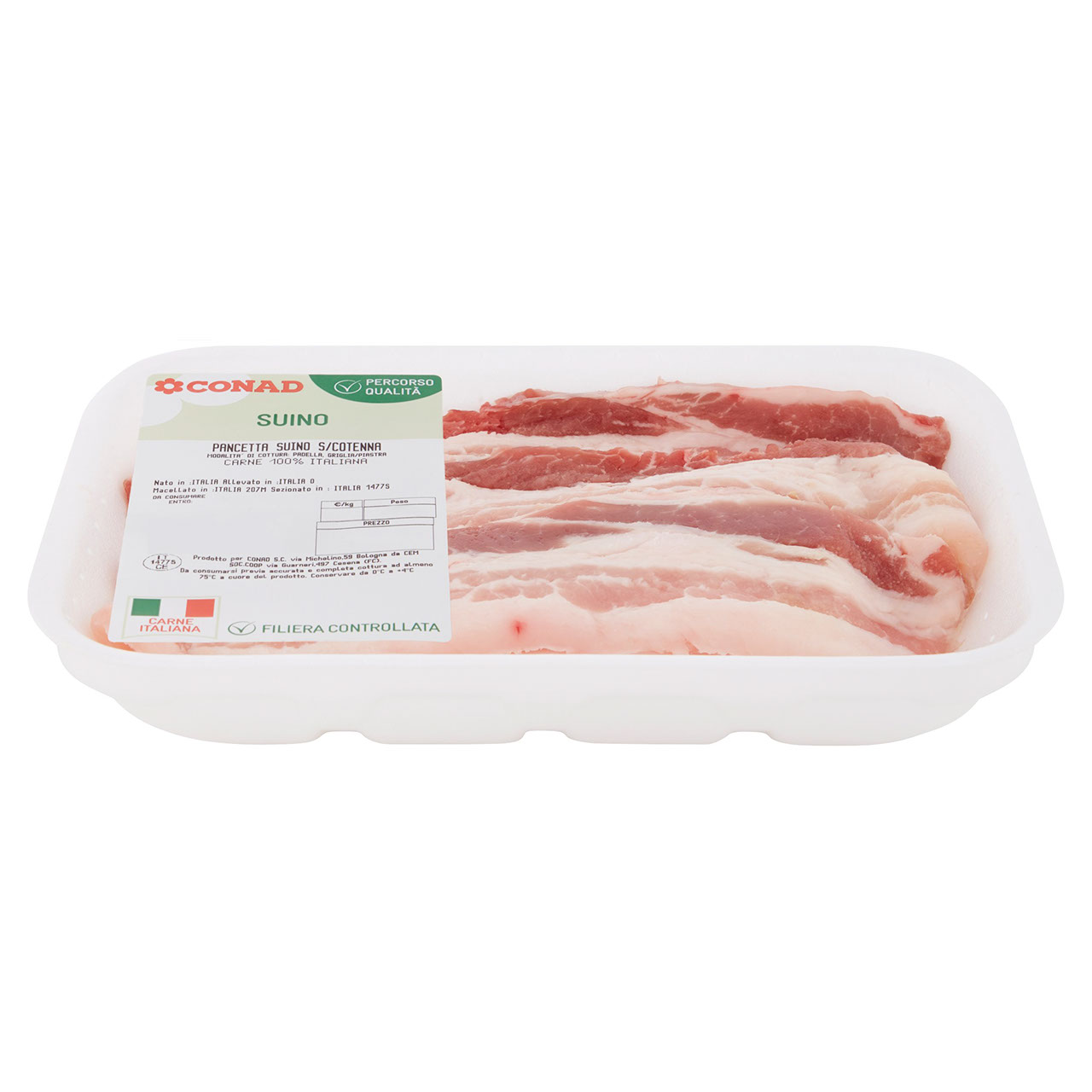 CONAD Percorso Qualità Pancetta Suino s/Cotenna