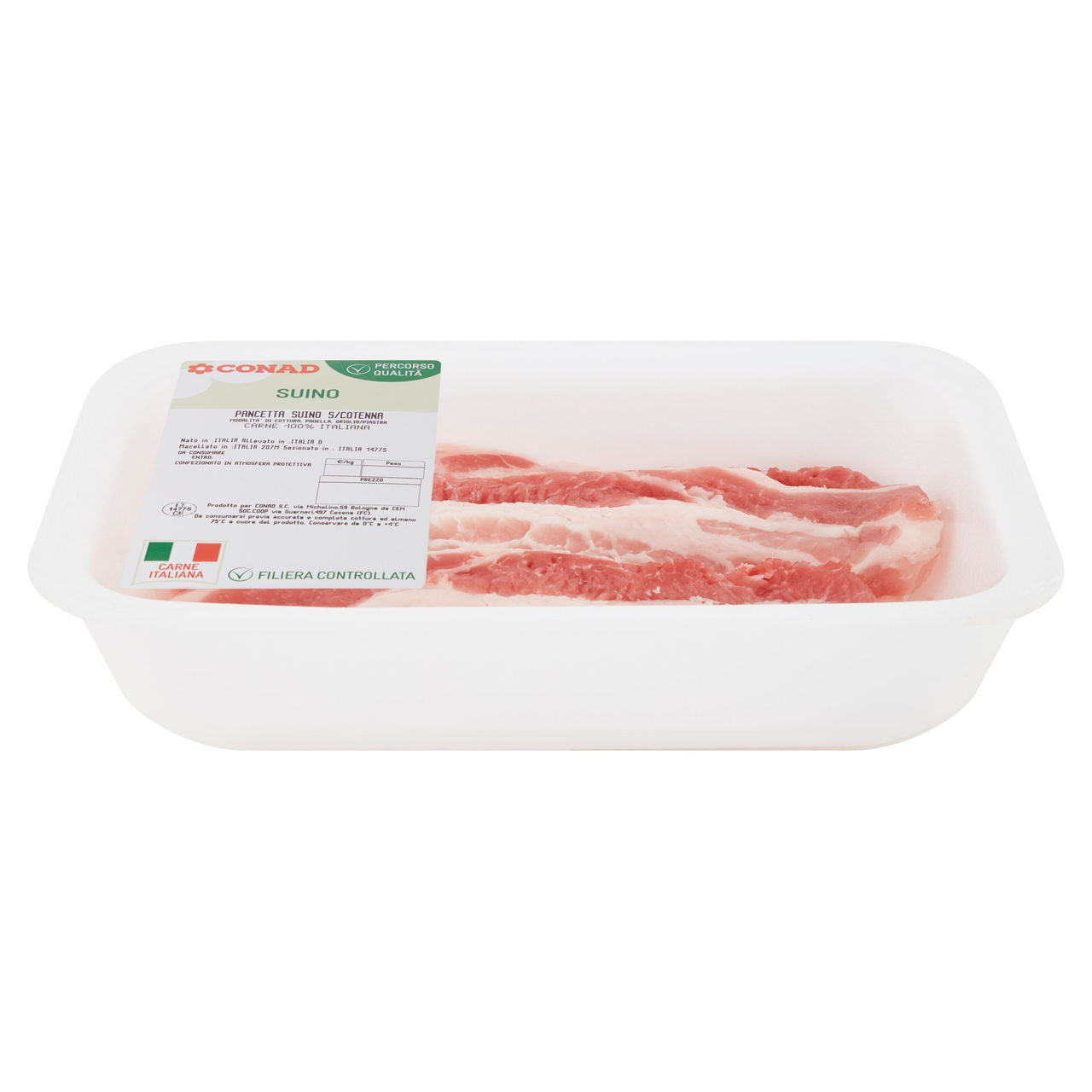 CONAD Percorso Qualità Pancetta Suino s/Cotenna