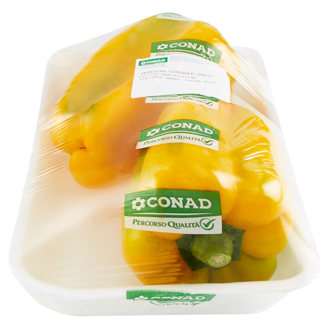 CONAD Percorso Qualità Peperoni Quadrati Gialli Italia cal. 70/90