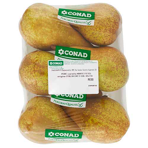 CONAD Percorso Qualità Pere Abate Fetel Italia cal. 65/70