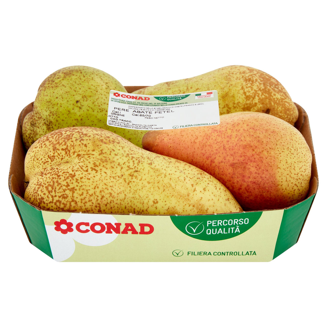 CONAD Percorso Qualità Pere Abate Fetel Italia Cal. 65/70 0,850 kg