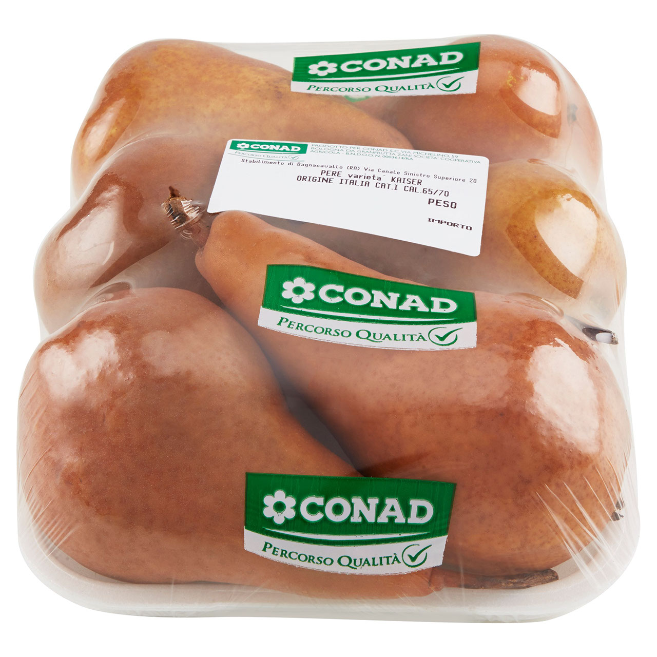CONAD Percorso Qualità Pere Kaiser Italia cal. 65/70
