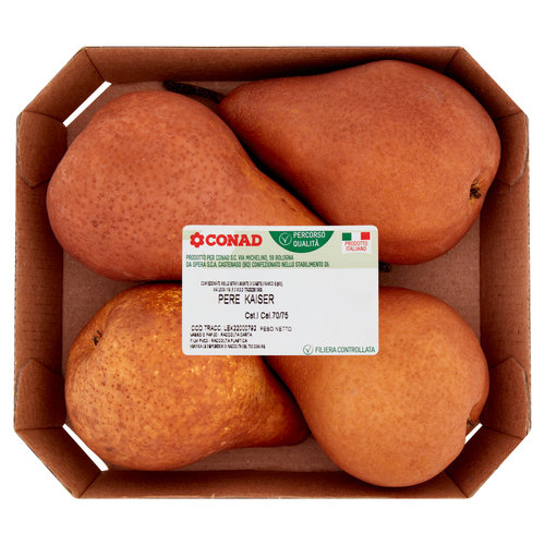 CONAD Percorso Qualità Pere Kaiser Italia Cal. 70/75 0,750 kg
