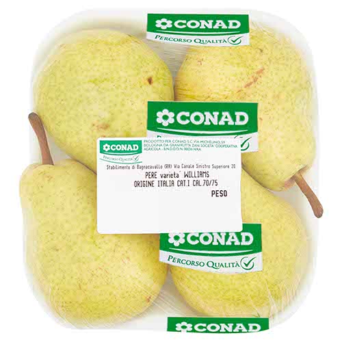 CONAD Percorso Qualità Pere Williams Italia cal. 70/75