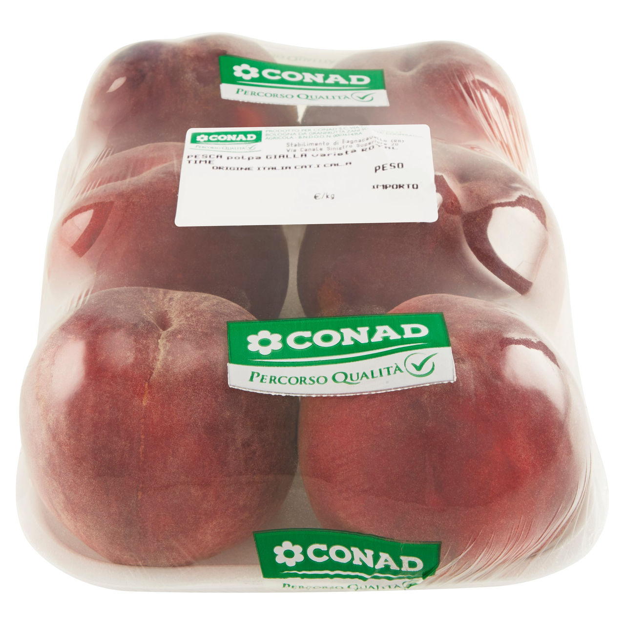 CONAD PERCORSO QUALITÀ Pesca polpa gialla varietà Royal Time Italia cal. A