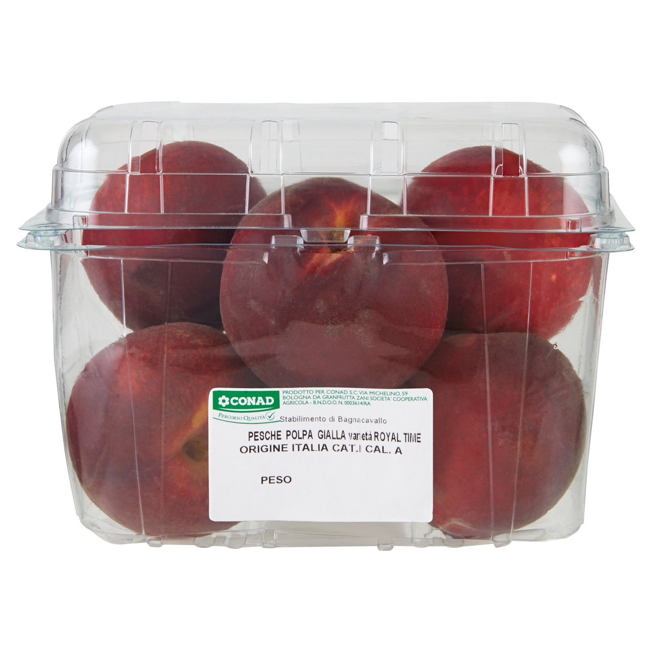 CONAD Percorso Qualità Pesche Polpa Gialla Royal Glory Italia cal. A 1000 g