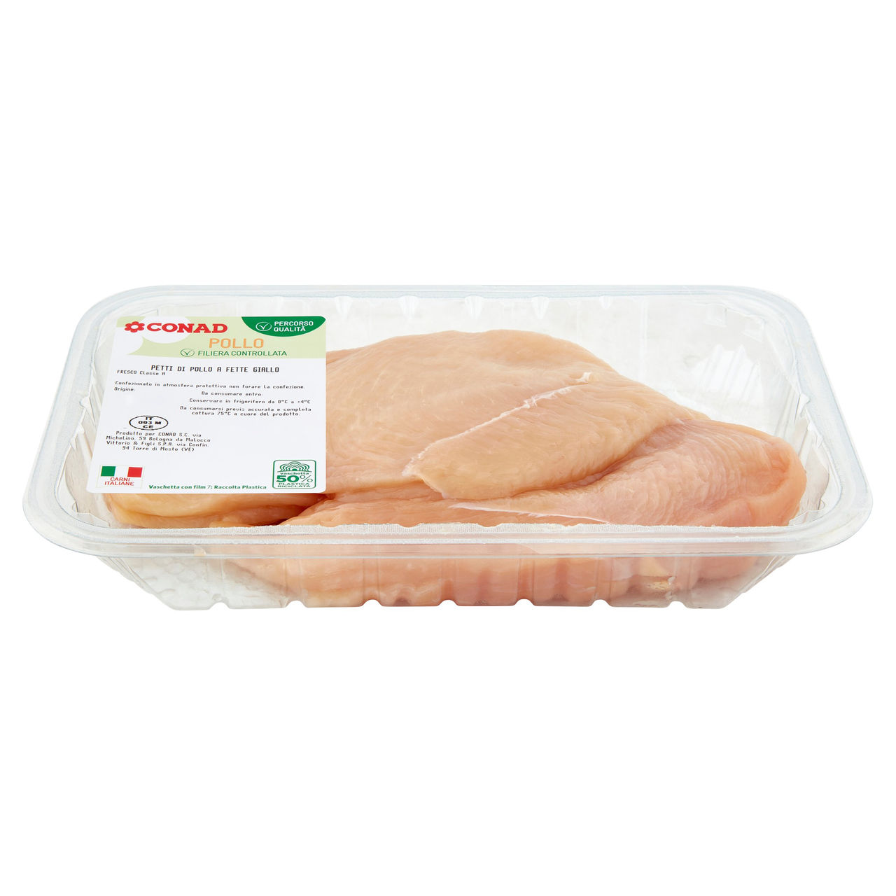 CONAD Percorso Qualità Petti di Pollo a Fette Giallo 0,400 kg