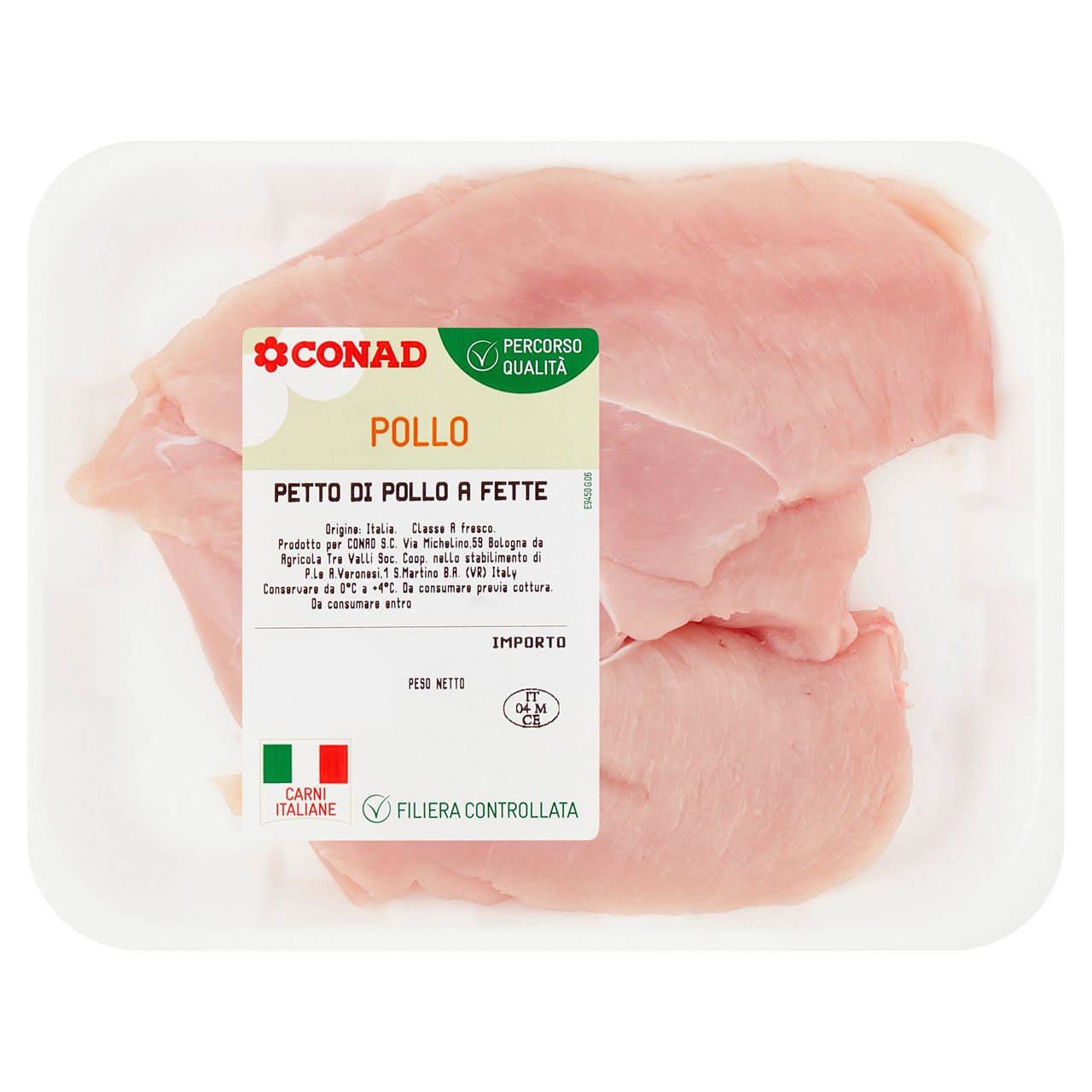 CONAD Percorso Qualità Petto di Pollo a Fette