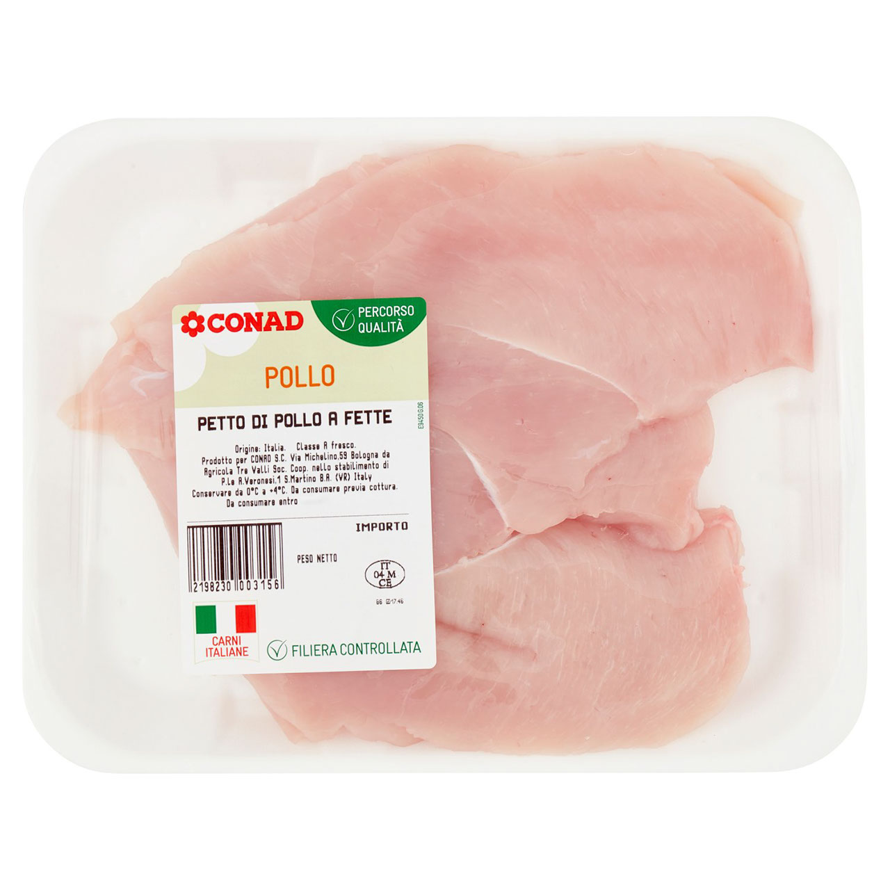 CONAD Percorso Qualità Petto di Pollo a Fette