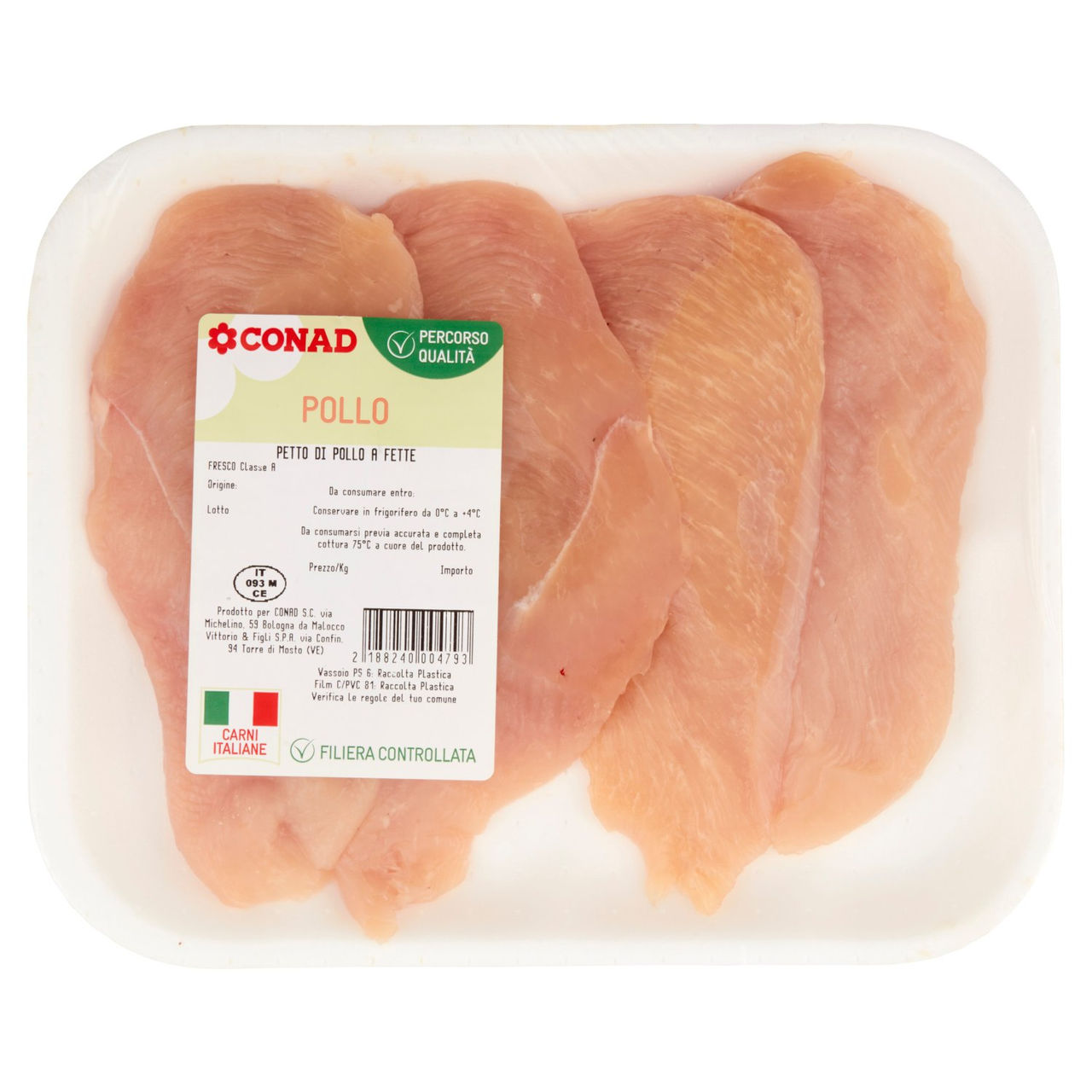 CONAD Percorso Qualità Petto di Pollo a Fette